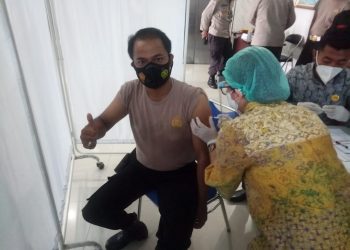 Hari ini, Personel Jajaran Polresta Mataram Jalani Vaksinasi