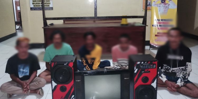 Lima Pemuda Pelaku Curat di Dompu Diringkus Polisi
