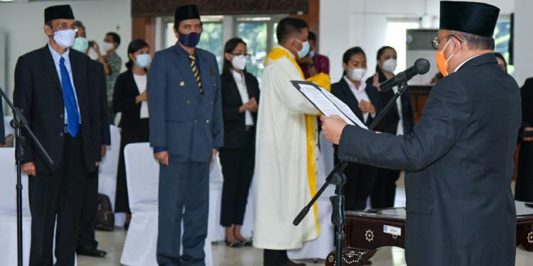 88 Pejabat Dilantik, Sekda Minta Komitmen Bangun NTB Gemilang