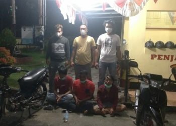 Tiga Pelaku Curanmor Diringkus Saat Sedang Berpesta Sabu