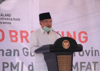 Ground Breaking Pembangunan 8 Gudang Logistik PMI Se Indonesia Dipusatkan di NTB