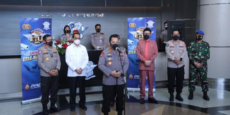 Kapolri Resmi Launching Etle Nasional Tahap 1, 12 Polda Terapkan Tilang Elektronik