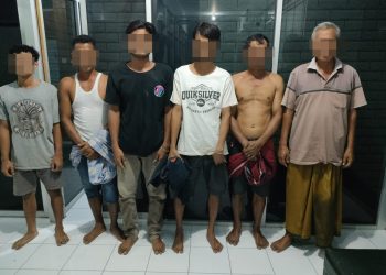 Enam Warga Jonggat Diringkus Polisi Saat Asyik Main Judi