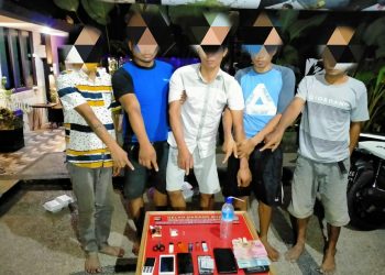 Lagi, Polisi Ringkus Lima Terduga Pengedar Sabu