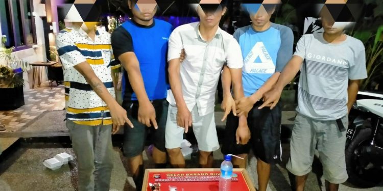 Lagi, Polisi Ringkus Lima Terduga Pengedar Sabu