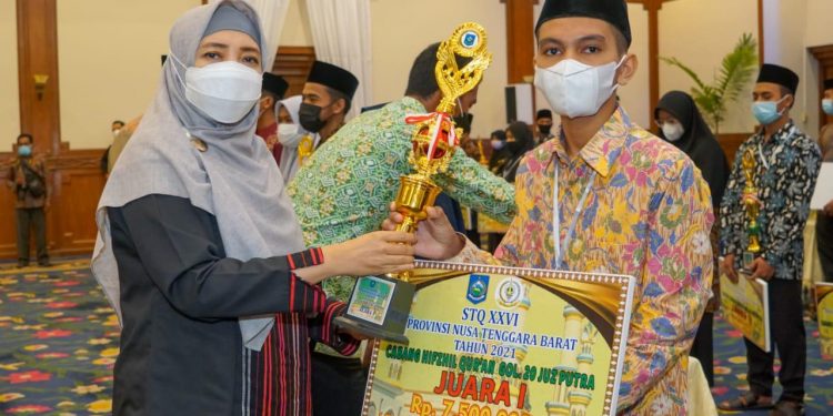 Lombok Tengah Raih Juara Umum STQ XXVI Tingkat Provinsi