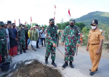 Pangdam IX/Udayana tinjau Jembatan Kartika Eka Paksi