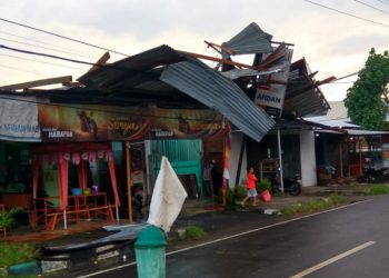 Badai Seroja Terjang Sumbawa, Sejumlah Rumah Rusak dan 1 Orang Tertimpa Pohon