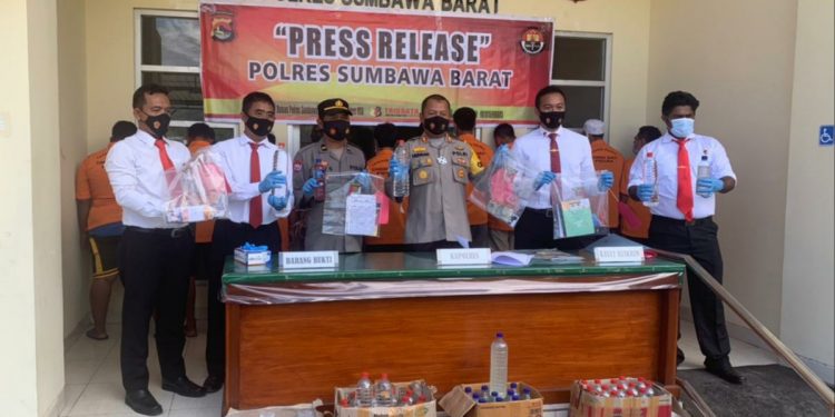 Polres KSB Tangani 5 kasus Dalam Dua Minggu, Judi Domino Paling Dominan