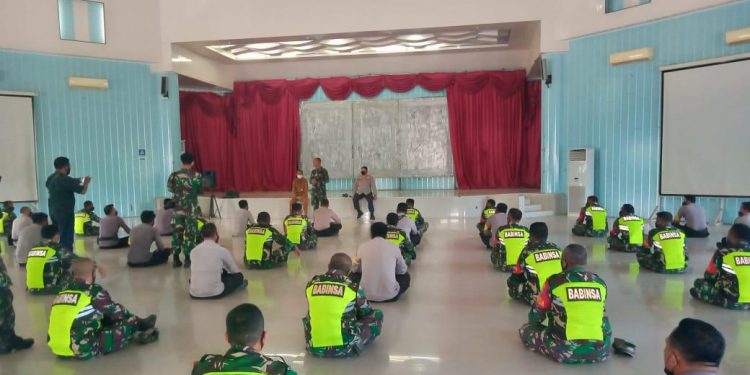 TNI – Polri Dukung Pemkab Wujudkan Vaksinasi Secara Optimal