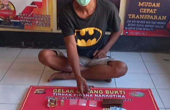 Terduga Pengedar Sabu Asal Kempo Dompu Diringkus Polisi