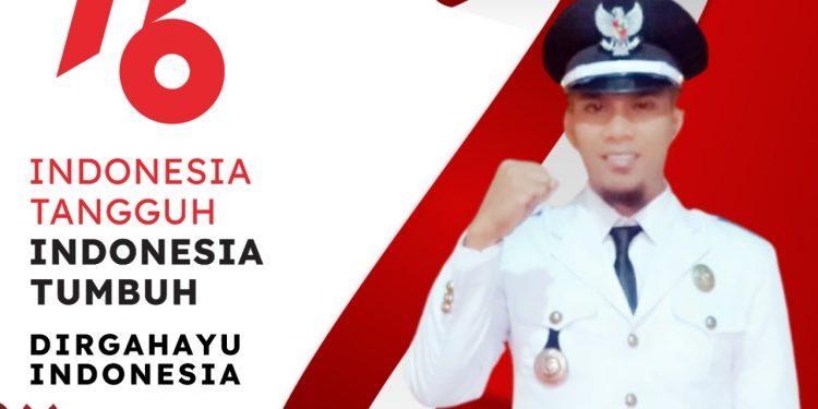 Kepala Desa Tambe Mengucapkan Dirgahayu RI ke-76