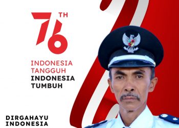 Kepala Desa Campa Mengucapkan Dirgaharyu RI ke-76