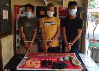 Terduga Pengedar dan Kurir Narkoba di Kempo Dompu Ditangkap