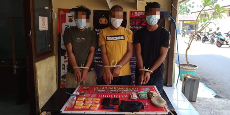 Terduga Pengedar dan Kurir Narkoba di Kempo Dompu Ditangkap