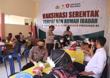 500 Warga Desa Tegal Maja Jalani Vaksin Covid-19