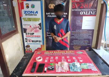 Pengedar Sabu di Dompu Ditangkap Saat Menunggu Pelanggan