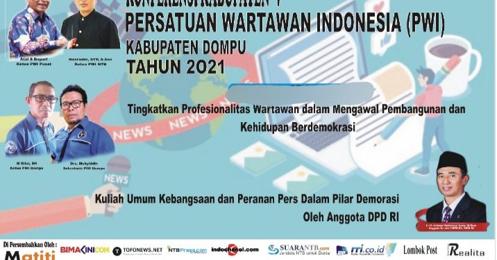 Konferkab PWI Dompu, Menuju Kemajuan Teknologi Digitalisasi