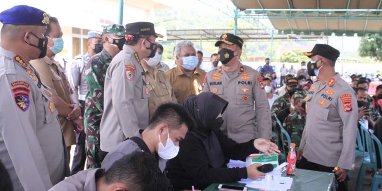 Luar Biasa, Vaksinasi Massal di KSB Capai 3.040 Dosis Sehari