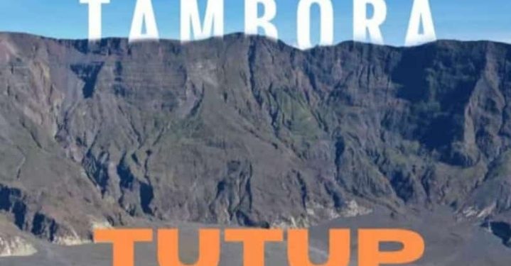 Jalur Pendakian Gunung Tambora Ditutup