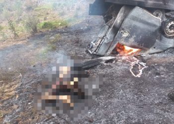 Tragis! Mobil Pickup Masuk Jurang, Pasutri di Dompu Tewas Terbakar