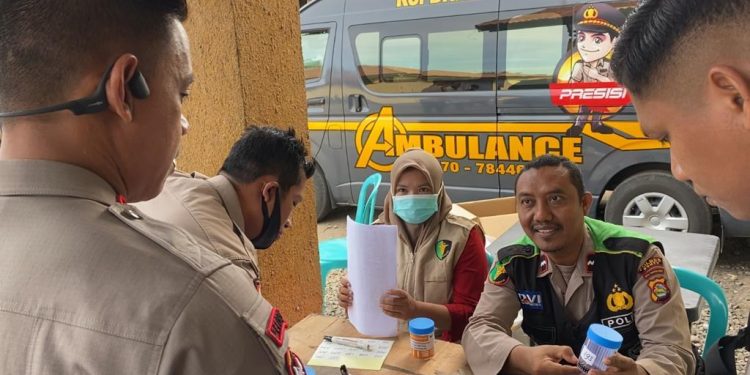 Seluruh Polisi di Dompu Jalani Tes Urine