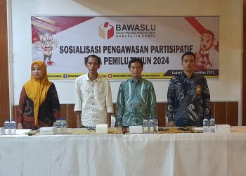 Gelar Sosialisasi Pengawasan Partisipatif, Bawaslu Dompu Ajak Semua Elemen Terlibat