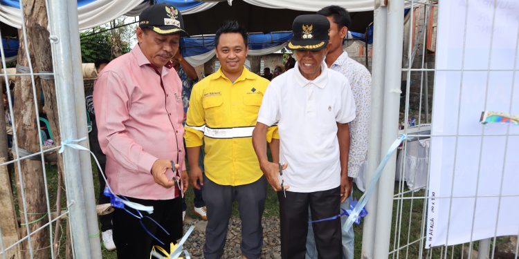 PT. STM Serahkan Bantuan Fasilitas Air Bersih Bagi Warga Desa Marada