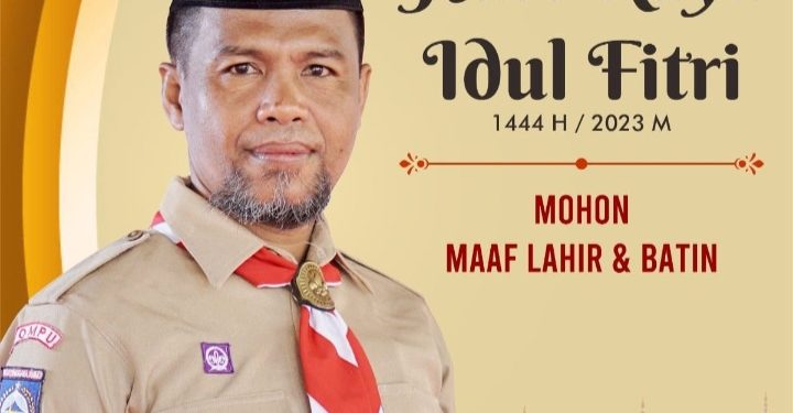 Gerakan Pramuka Kwarcab Dompu Mengucapkan Selamat Hari Raya Idul Fitri 1444 H /2023 M