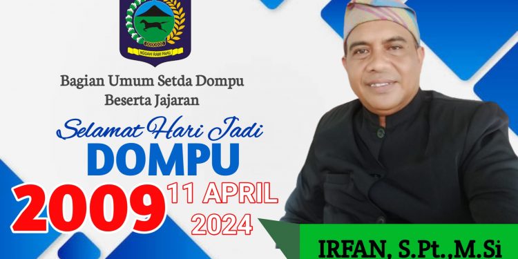 Bagian Umum Setda Dompu Mengucapkan Selamat Hari Jadi Dompu ke-209