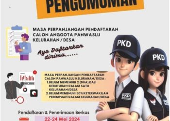Pendaftaran Calon Anggota Panwaslu Kelurahan/Desa Diperpanjang, Cek Syarat dan Jadwalnya