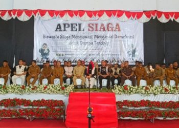 Gelar Apel Siaga, Bawaslu Dompu Siap Awasi Pilkada 2024