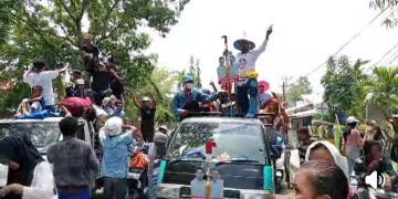 Menang Versi Hitungan Cepat, Ribuan Pendukung BBF-DJ Gelar Konvoi