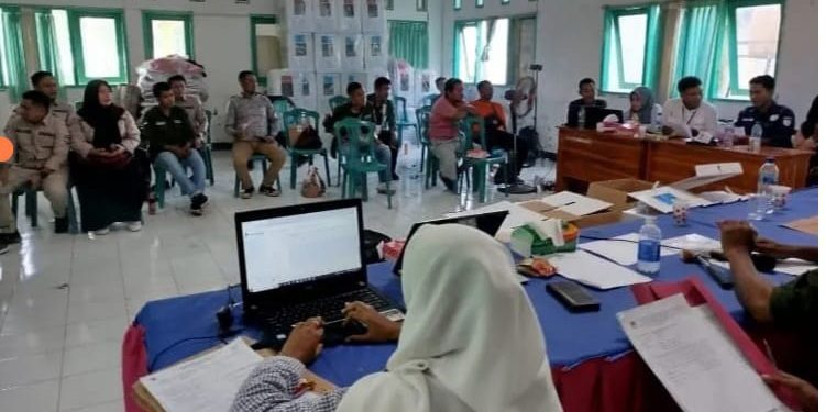 Bawaslu Dompu Pantau Pleno Terbuka Rekapitulasi Suara Tingkat Kecamatan
