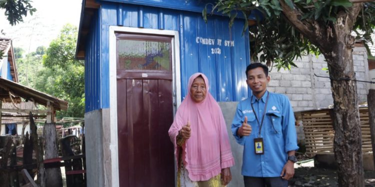 Dukung Sanitasi di Kabupaten Dompu, STM Bangun 601 Jamban Keluarga