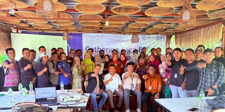 Perkuat Sinergi Layanan Mikro, BRI Dompu Gelar Gathering Bersama Agen BRILink
