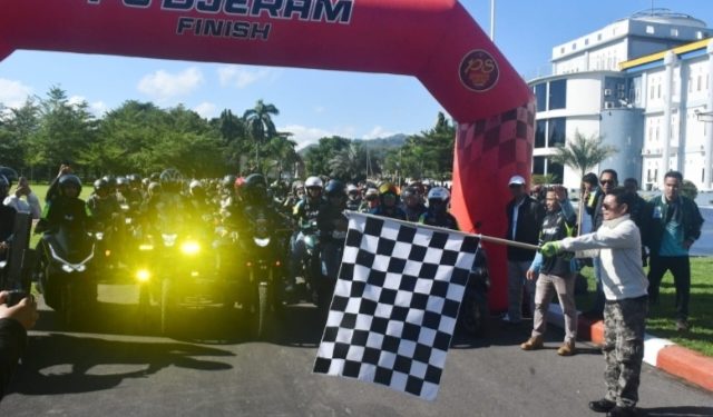 Ribuan Peserta Meriahkan Touring Destinasi Wisata Sambut HUT Dompu ke-211